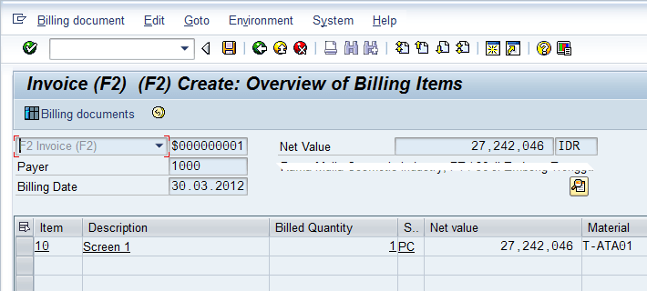 Billing Document