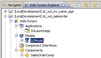 Model Used in Java WebDynpro App Model Used in Java WebDynpro App