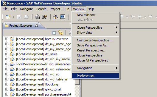 Path to setting R/3 Destination