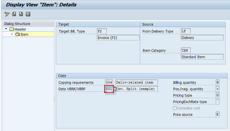 Routine for data VBRK/VBRP img-2.0a